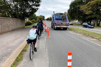 Council backs down in cycle lane case image