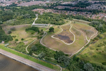 Recycled soil used to create Liverpool’s largest park image