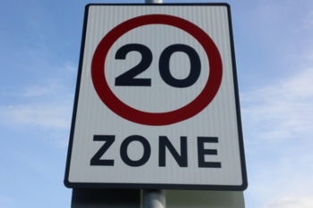 20mph speed limits more effective with speed bumps image