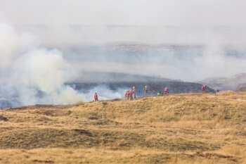 £97m wildfire investment to ease pressure on local fire services image