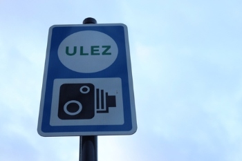 Arrests over ULEZ camera explosion image