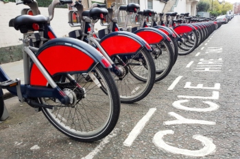Bike hire schemes reduce car use by 3.7 miles per user every week, report finds image