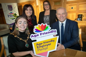 Derry City and Strabane DC celebrates newly acquired age-friendly employer status image