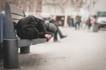 Homeless deaths increase 80% in two years image