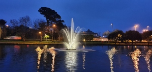 New Otterbine restores fountain to former glory at Newquay Boating Lake image