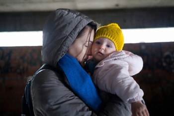 Number of homeless Ukrainian refugees mounts image