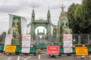 Phased repair could be on the cards for Hammersmith Bridge image
