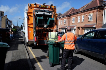 Refuse workers strike over alleged bullying culture image