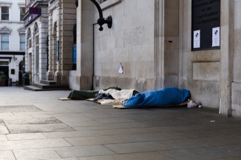 Rough sleeping in London reaches record high image