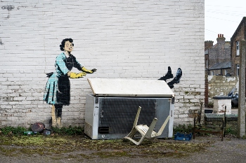 Thanet Council dismantles Banksy’s ‘Valentine’s Day’ mural image