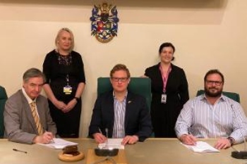 Three councils sign shared services agreement  image