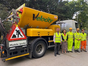 Velocity’s low carbon interventions help prevent and repair potholes image