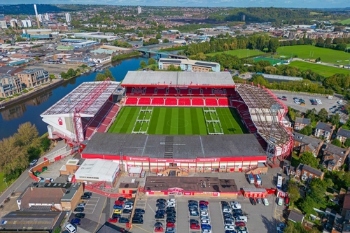 Council and Premier League club in stadium row image